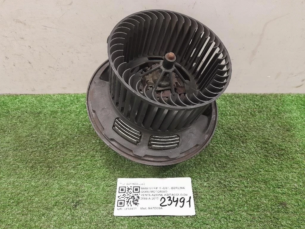 Motorino Ventilazione Abitacolo 64116933663 Bmw Serie 1 E87 Berlina 2005