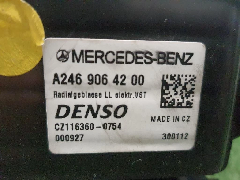 Motorino Ventilazione Abitacolo A2469064200 Mercedes Classe B W246 2012