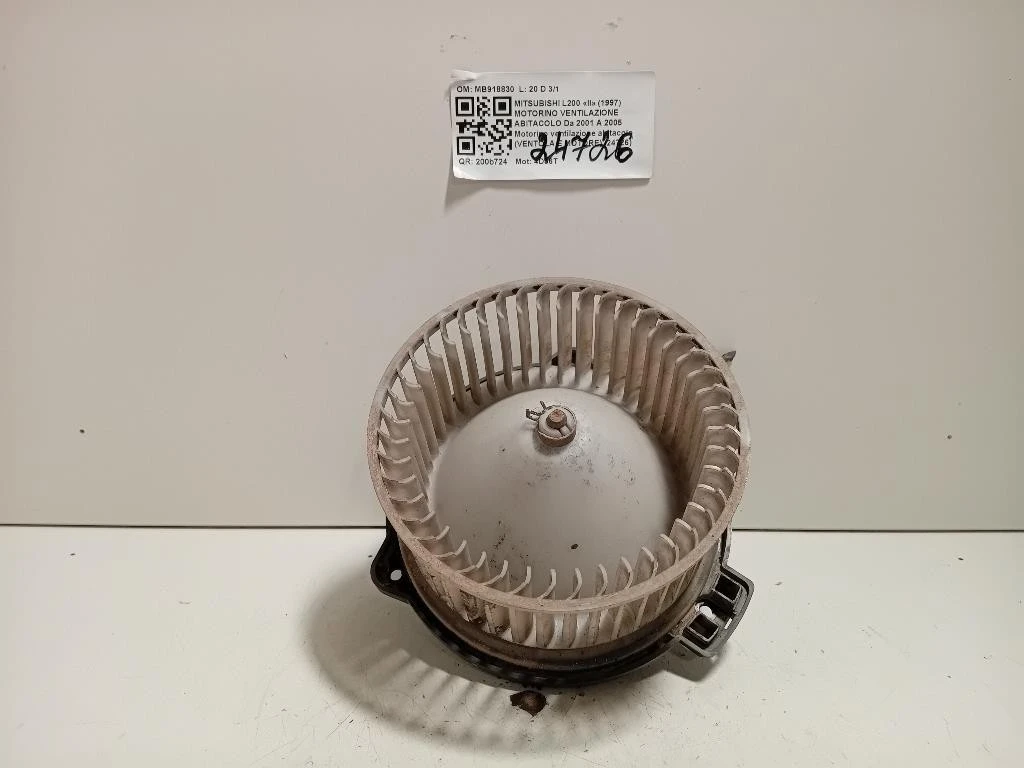 Motorino Ventilazione Abitacolo MB918830 Mitsubishi L200 II 1997