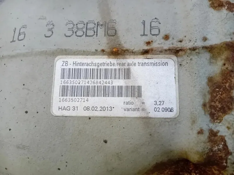 Differenziale POST A1663502714 ML GLS GLE Mercedes Classe ML W166 2012