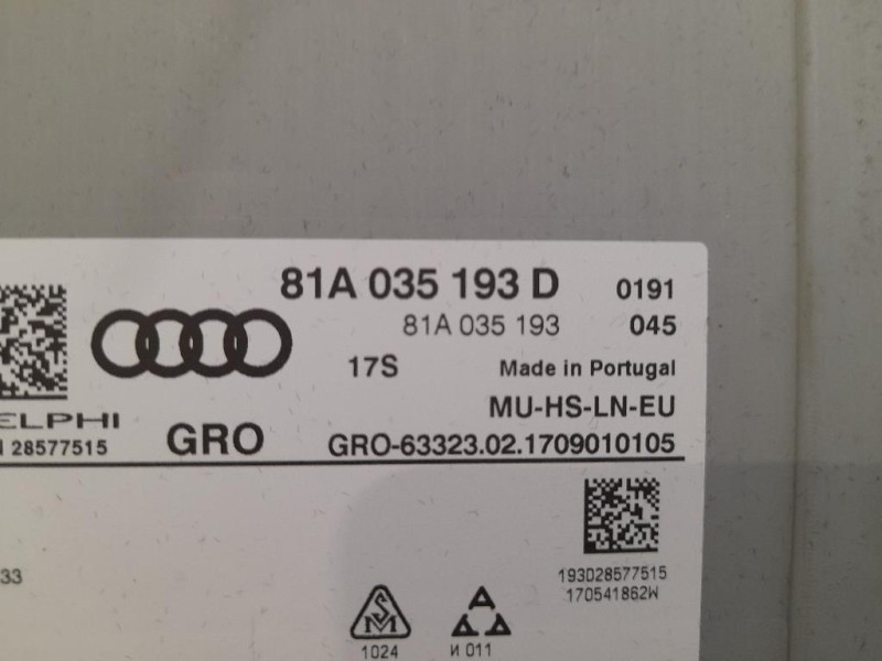 Navigatore Satellitare 81A035193D Audi A3 8VA Sportback 2012