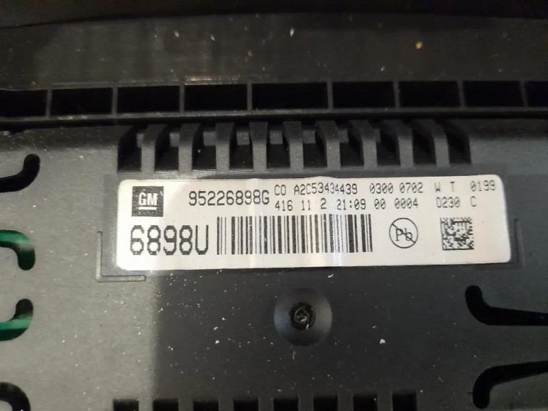 Display Check Control 95226898G Chevrolet Orlando 2011