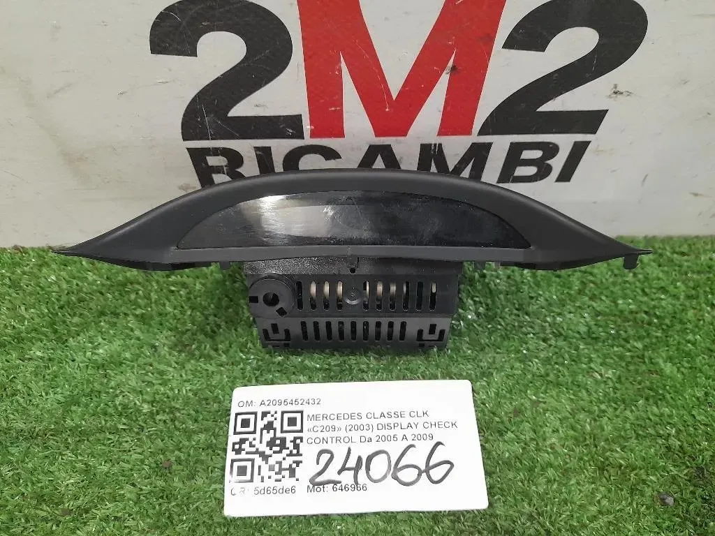 Display Check Control A2095452432 Mercedes Classe CLK C209 2003