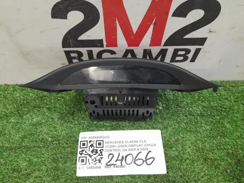 Display Check Control A2095452432 Mercedes Classe CLK C209 2003