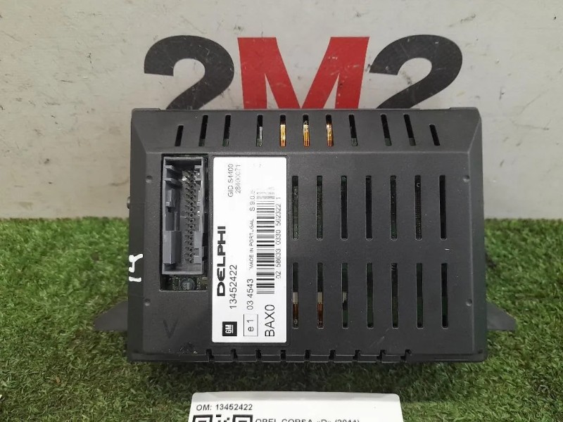 Display Check Control 13452422 Opel Corsa D 2011