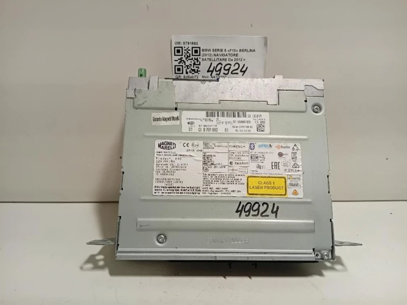 Navigatore Satellitare 8791692 Bmw Serie 5 F10 Berlina 2012