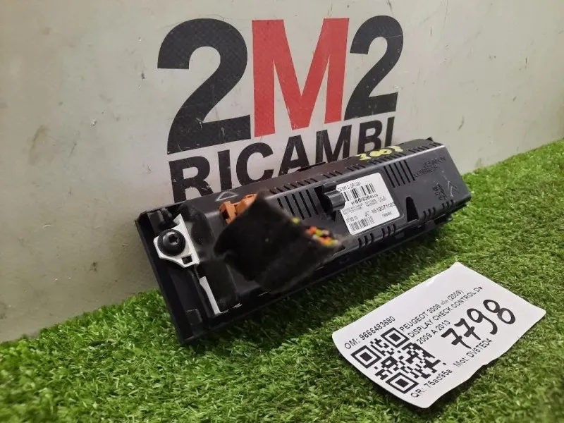 Display Check Control 9666483680 Peugeot 3008 I 2009