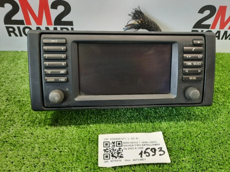 Navigatore Satellitare 65506951071 Bmw Serie 7 E65 2002
