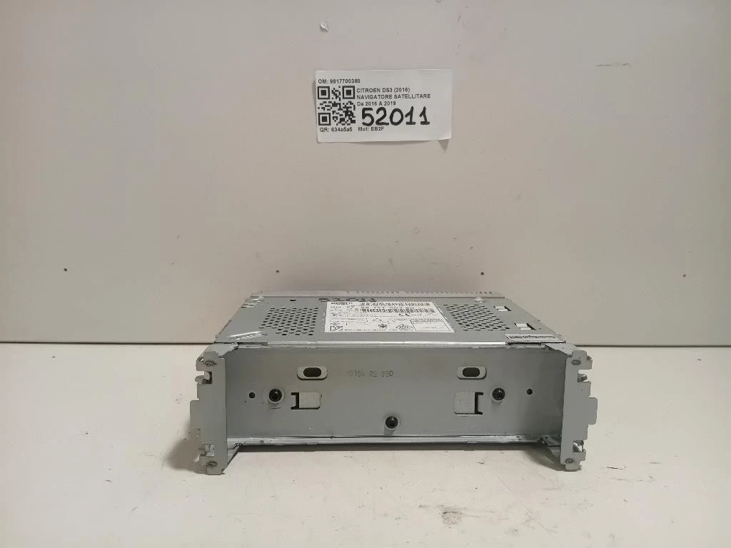 Navigatore Satellitare 9817700380 Citroen DS3 2016
