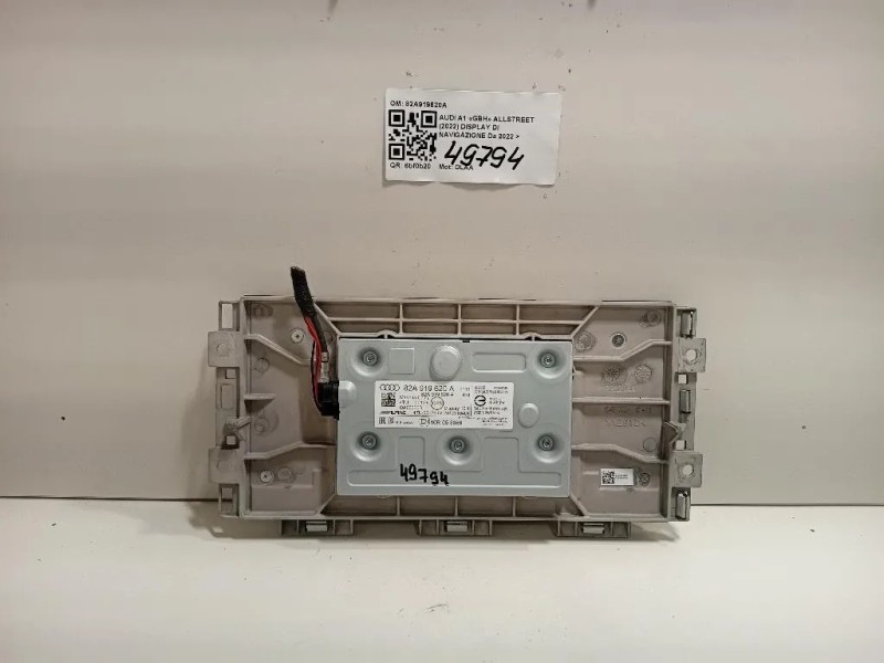 Display DI Navigazione 82A919620A Audi A1 GBH Allstreet 2022