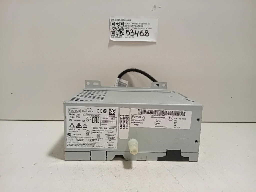 Navigatore Satellitare KK2T-18D804-HS Ford Transit Custom I 2013