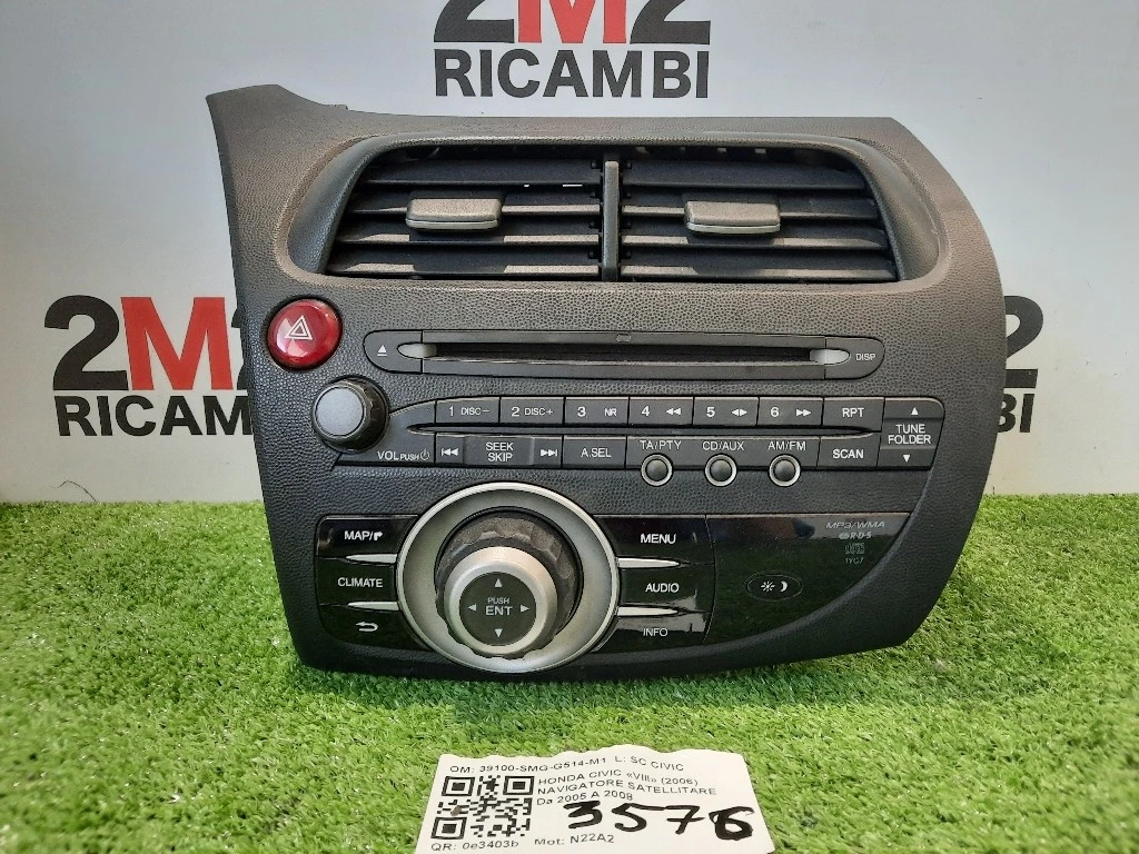 Navigatore Satellitare 39100-SMG-G514-M1 Honda Civic VIII 2006