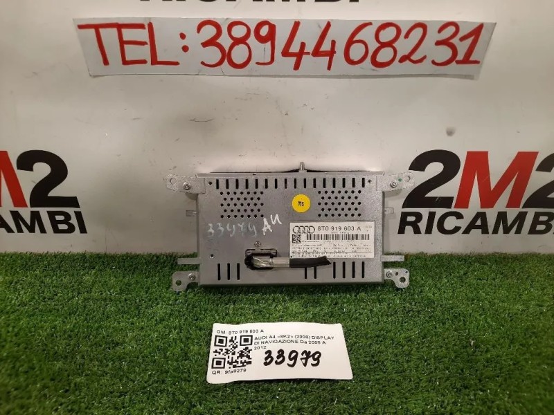 Display DI Navigazione 8T0919603A Audi A4 8K2 2008