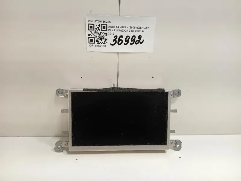 Display DI Navigazione 8T0919603A Audi A4 8K2 2008