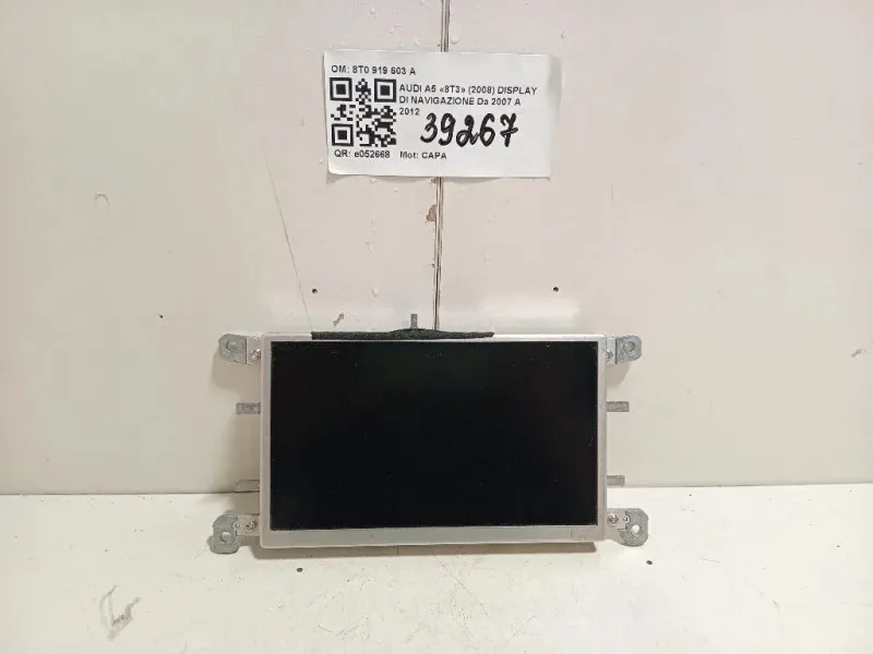 Display DI Navigazione 8T0 919 603 A Audi A5 8T3 2008