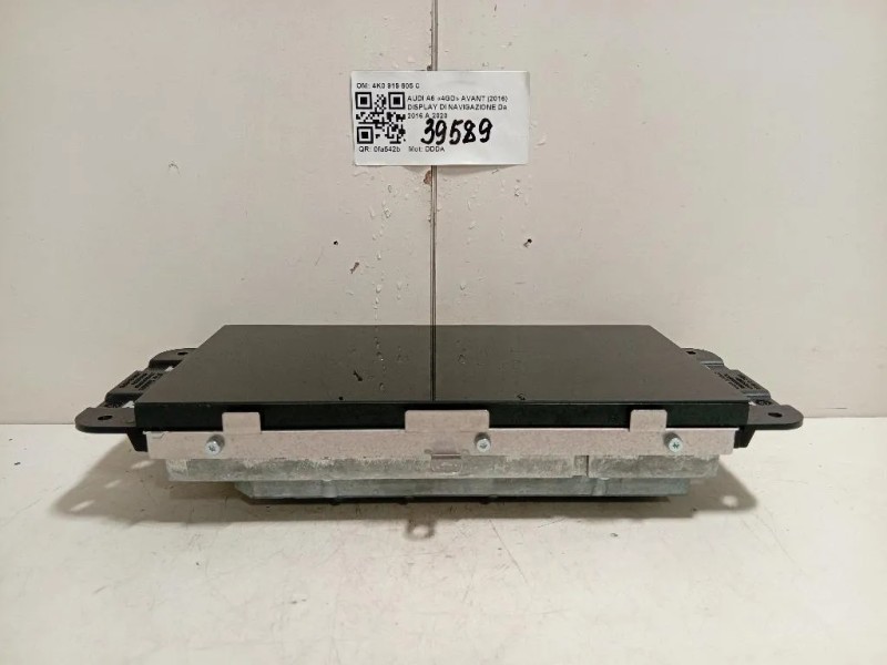 Display DI Navigazione 4K0919605C SCHERMO DISPLAY ORIGINALE AUDI Audi A6 4GD Avant 2016