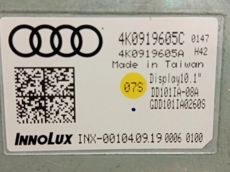 Display DI Navigazione 4K0919605C SCHERMO DISPLAY ORIGINALE AUDI Audi A6 4GD Avant 2016