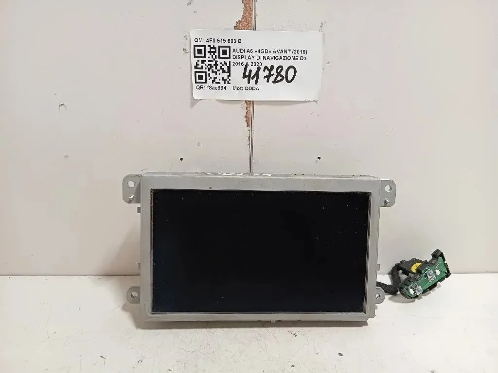 Display DI Navigazione 4F0 919 603 B Audi A6 4GD Avant 2016