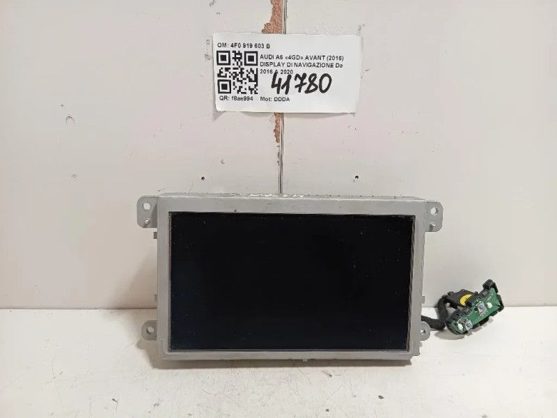 Display DI Navigazione 4F0 919 603 B Audi A6 4GD Avant 2016