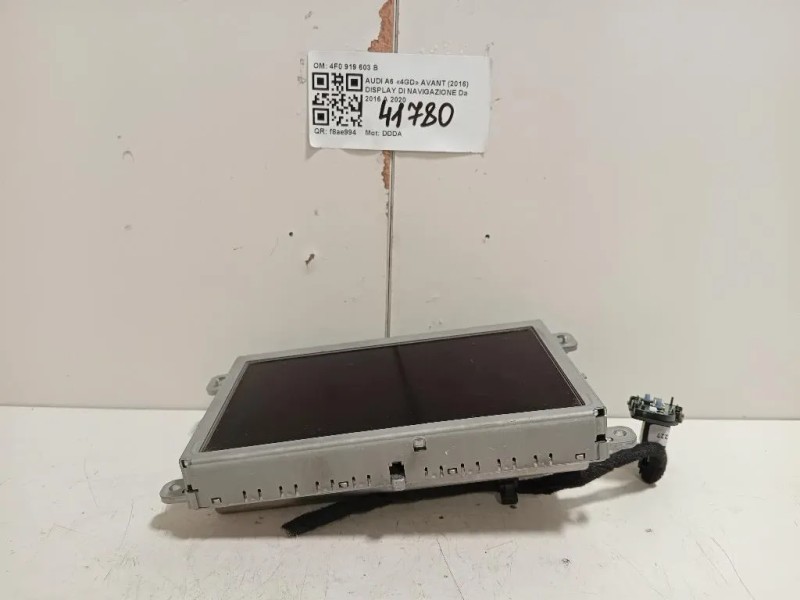 Display DI Navigazione 4F0 919 603 B Audi A6 4GD Avant 2016