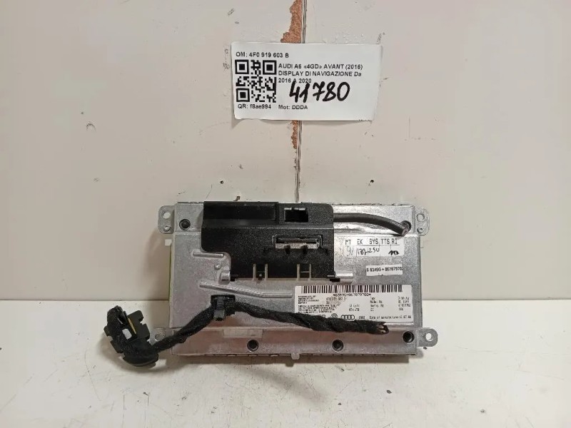 Display DI Navigazione 4F0 919 603 B Audi A6 4GD Avant 2016