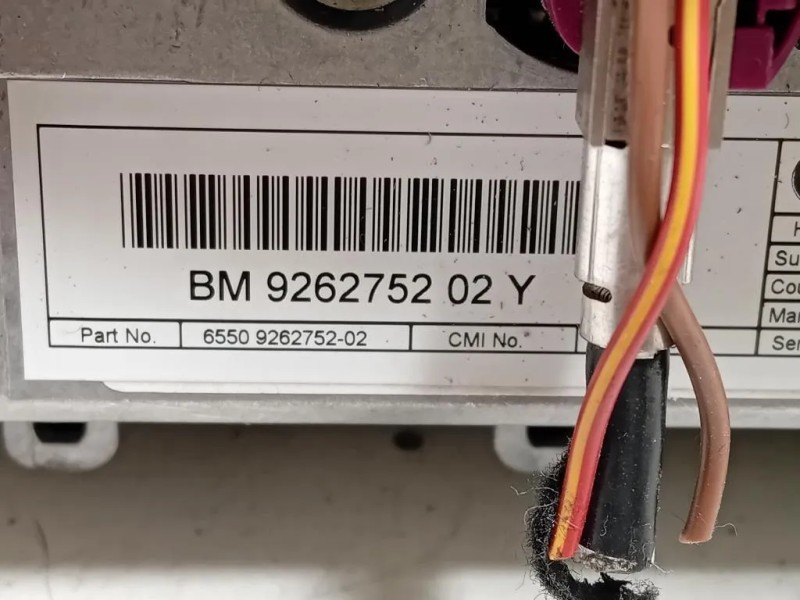 Display DI Navigazione 9262752 02 Bmw Serie 1 F20 Berlina 2012