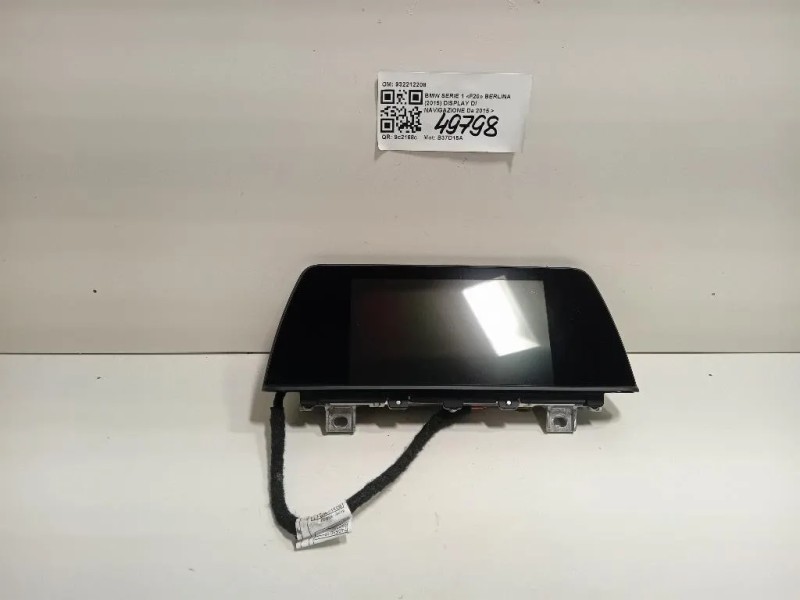 Display DI Navigazione 932212208 Bmw Serie 1 F20 Berlina 2015