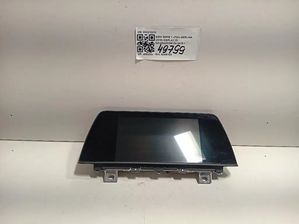 Display DI Navigazione 932212210 Bmw Serie 1 F20 Berlina 2015