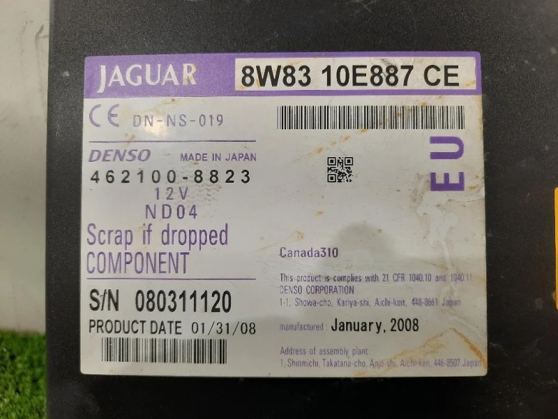 Navigatore Satellitare 8W83 10E887 CE Jaguar XF I 2008