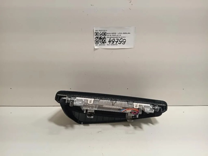 Display DI Navigazione 932212210 Bmw Serie 1 F20 Berlina 2015