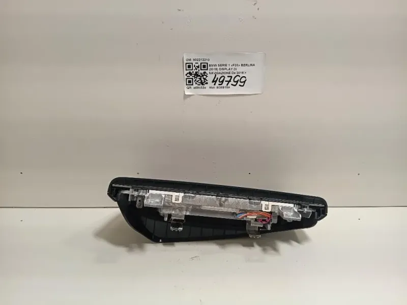 Display DI Navigazione 932212210 Bmw Serie 1 F20 Berlina 2015