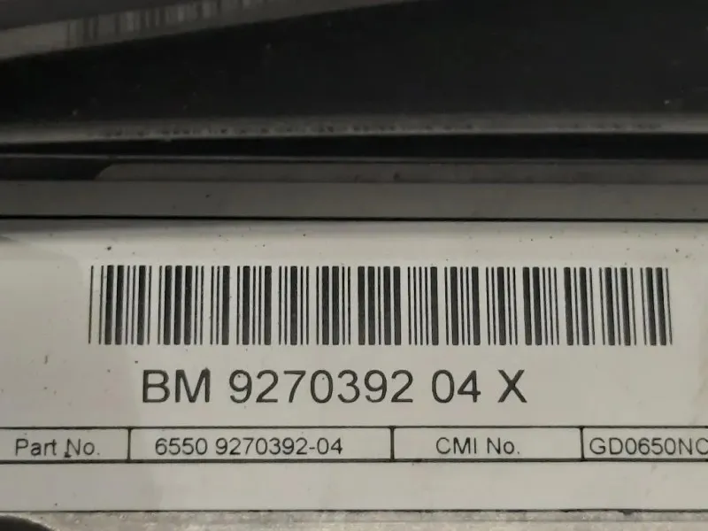 Display DI Navigazione 65509270392 65 Bmw Serie 1 F20 Berlina 2015