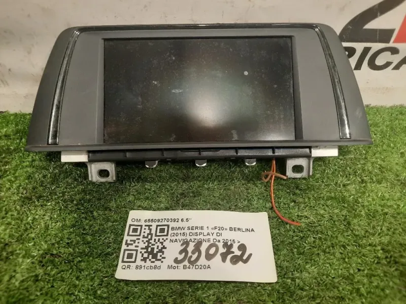 Display DI Navigazione 65509270392 65 Bmw Serie 1 F20 Berlina 2015