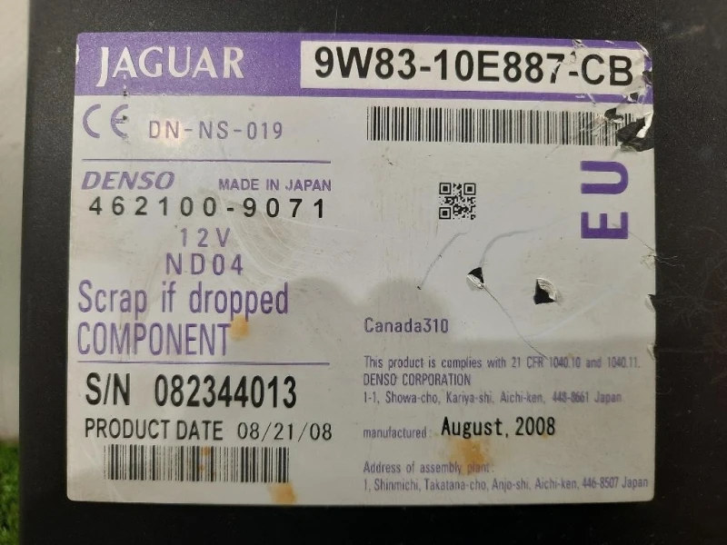 Navigatore Satellitare 9W8310E887CA Jaguar XF I 2008