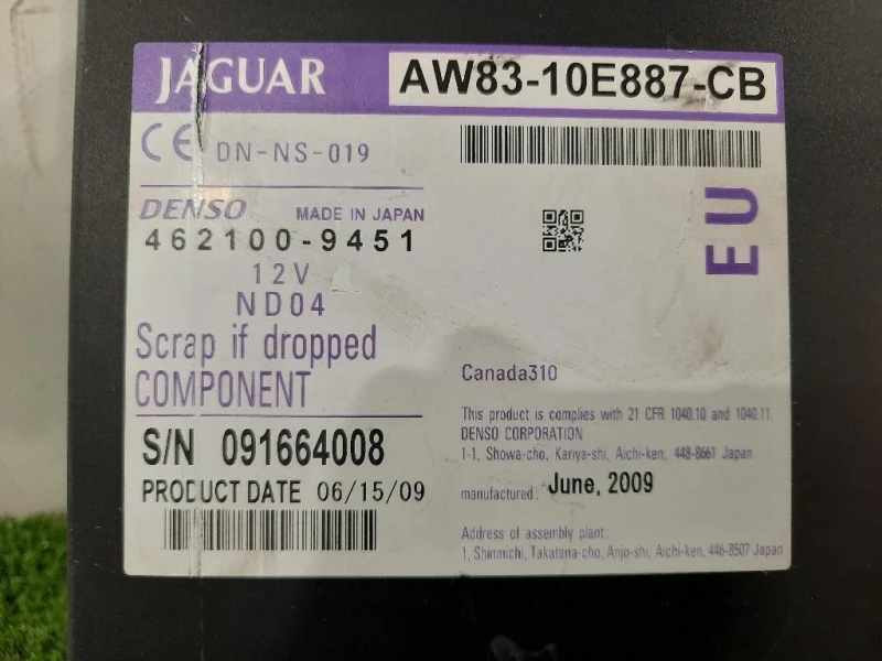 Navigatore Satellitare 9W8310E887CA Jaguar XF I 2008
