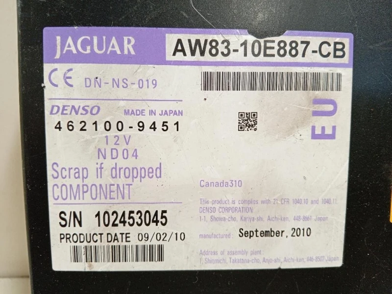 Navigatore Satellitare AW83-10E887-CB Jaguar XF I 2011