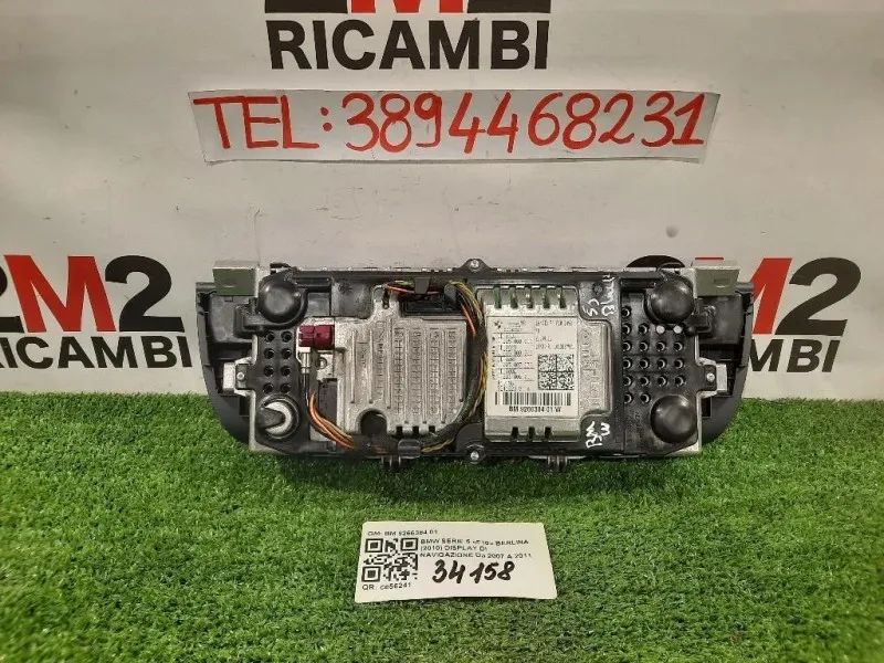 Display DI Navigazione BM 9266384 01 Bmw Serie 5 F10 Berlina 2010