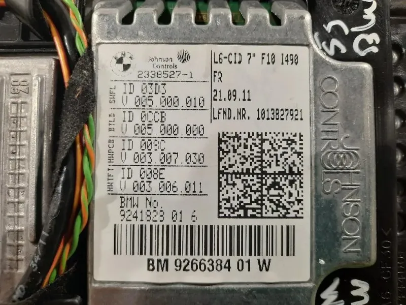 Display DI Navigazione BM 9266384 01 Bmw Serie 5 F10 Berlina 2010