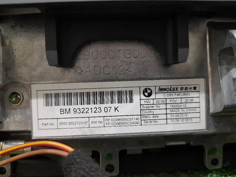 Display DI Navigazione 9322123 Bmw X1 F48 2015