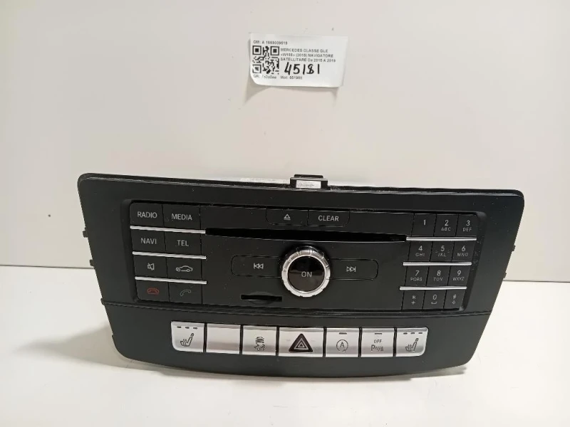 Navigatore Satellitare A 1669009519 Mercedes Classe GLE W166 2015