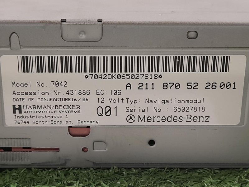 Navigatore Satellitare A2118705226 Mercedes Classe SLK R171 2004