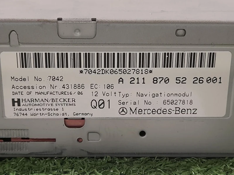 Navigatore Satellitare A2118705226 Mercedes Classe SLK R171 2004