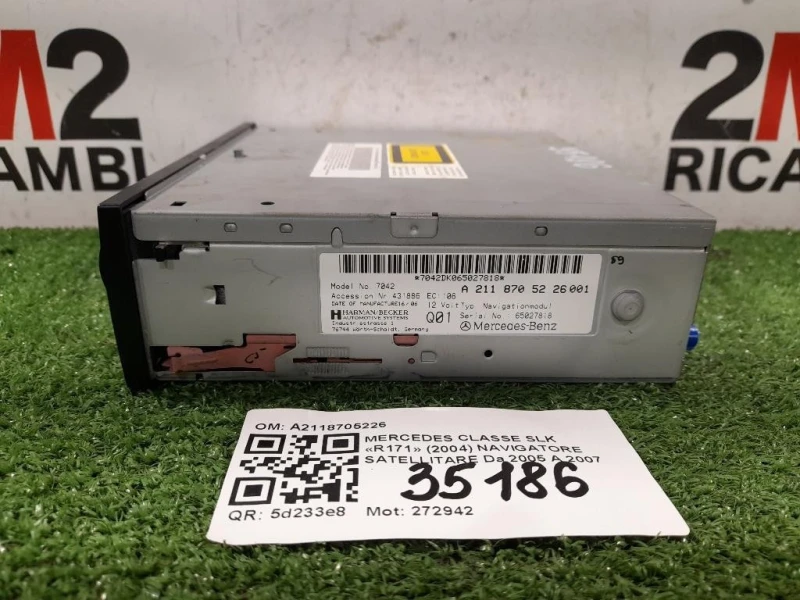 Navigatore Satellitare A2118705226 Mercedes Classe SLK R171 2004