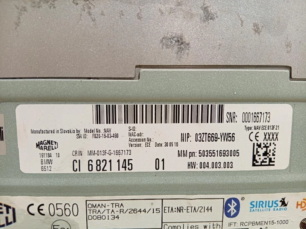 Navigatore Satellitare 004003003 Mini MINI Clubman F54 2019