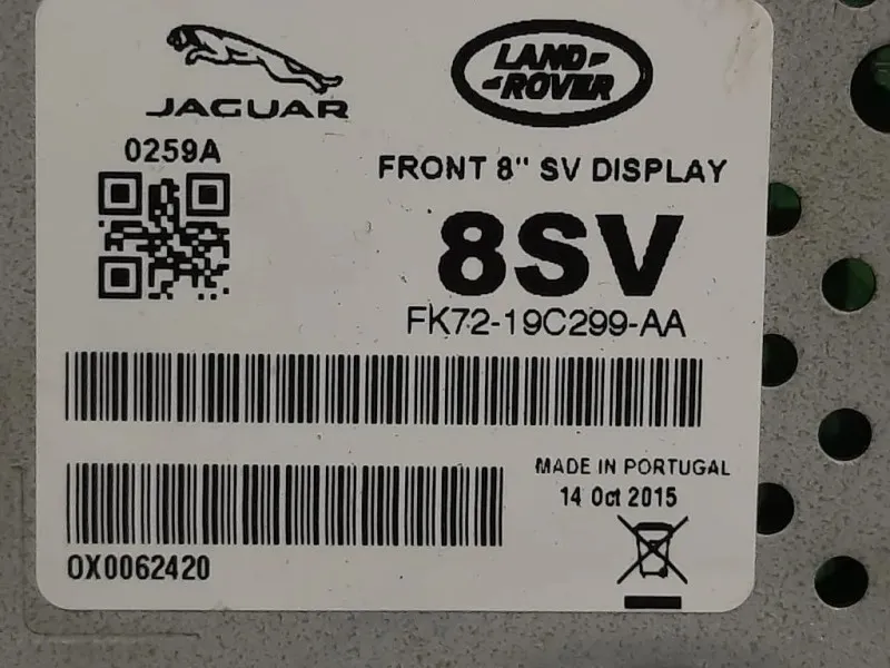 Display DI Navigazione FK72-19C299-AA Jaguar XF I 2008