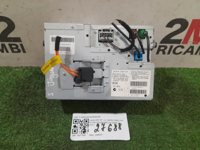 Display DI Navigazione FJG802AHA0668458 Jaguar XF I 2008