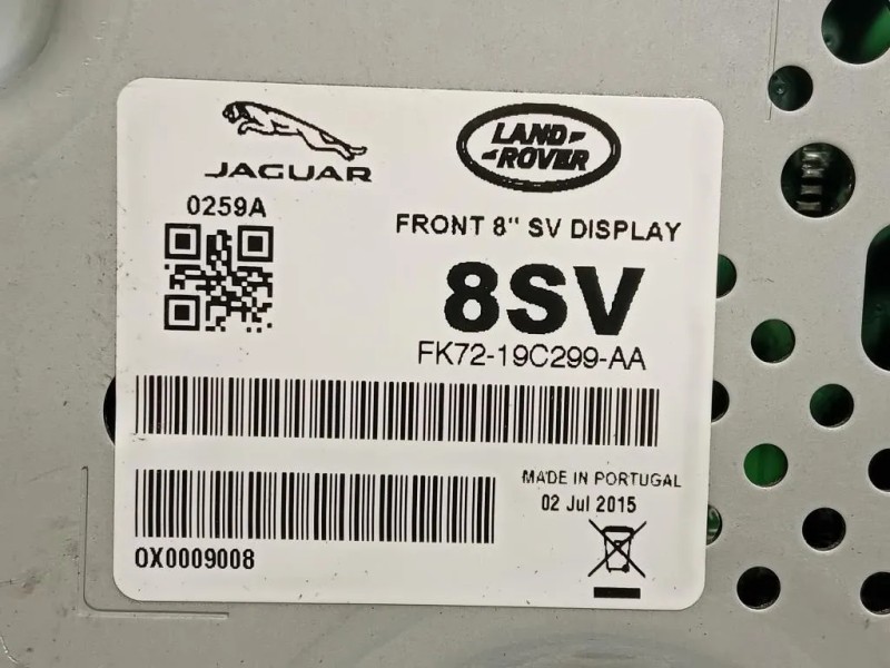 Display DI Navigazione FK72-19C299-AA Jaguar XF I 2008