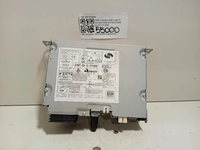 Navigatore Satellitare 9821908980 Opel Crossland X 2017