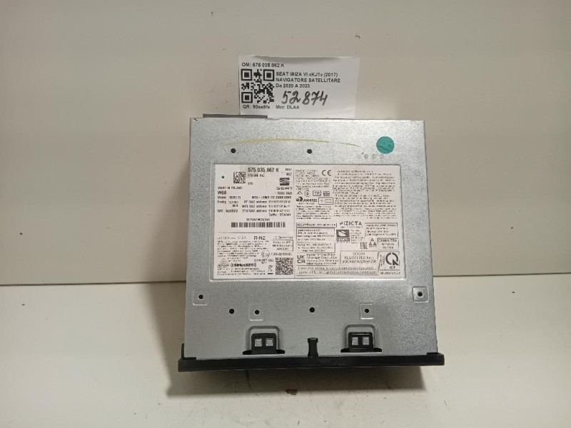 Navigatore Satellitare 575 035 862 K Seat Ibiza VI KJ1 2017
