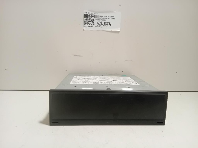 Navigatore Satellitare 575 035 862 K Seat Ibiza VI KJ1 2017